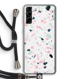 Terrazzo N°3: Samsung Galaxy S21 Plus Transparant Hoesje met koord