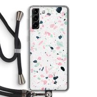 Terrazzo N°3: Samsung Galaxy S21 Plus Transparant Hoesje met koord