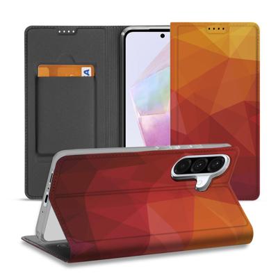 Stand Case voor Samsung Galaxy A56 | A36 Polygon Red