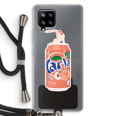 S(peach)less: Samsung Galaxy A42 5G Transparant Hoesje met koord