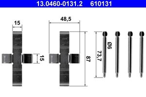 Accessoireset, schijfremblok 13046001312
