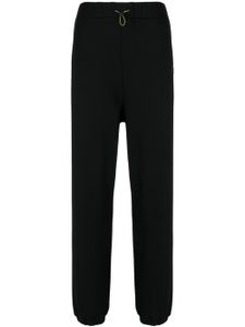 Palmer pantalon de jogging en coton à logo brodé - Noir