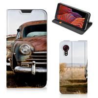 Samsung Galaxy Xcover 5 Stand Case Vintage Auto