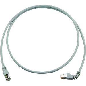 Telegärtner L00001A0199 RJ45 Netwerkkabel, patchkabel CAT 6A S/FTP 2.00 m Grijs Vlambestendig, Halogeenvrij 1 stuk(s)