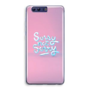 Sorry not sorry: Honor 9 Transparant Hoesje