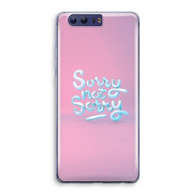 Sorry not sorry: Honor 9 Transparant Hoesje