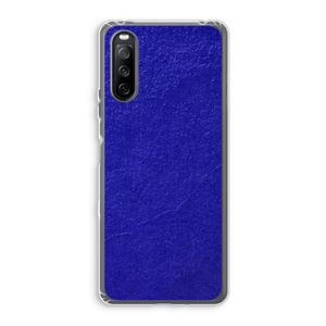Majorelle Blue: Sony Xperia 10 III Transparant Hoesje