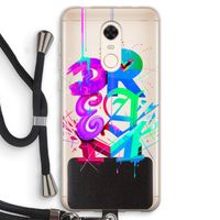 Dream: Xiaomi Redmi 5 Transparant Hoesje met koord