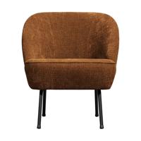 BePureHome Vogue fauteuil chenille middenbruin BePureHome Vogue fauteuil chenille middenbruin