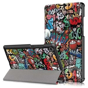 Tri-Fold Series Lenovo Tab M8 (HD), Tab M8 (FHD) Folio Case - Graffiti