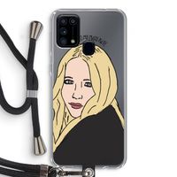 Mary Kate: Samsung Galaxy M31 Transparant Hoesje met koord