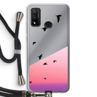 Fly away: Huawei P Smart (2020) Transparant Hoesje met koord