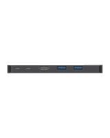 Sitecom AC-1001 interface hub USB Type-C 10000 Mbit/s Zwart, Grijs - thumbnail