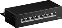 goobay CAT 6a Mini/Desktop Patch Panel, 8 Port patchpaneel - thumbnail