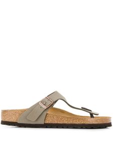 Birkenstock sandales à bride salomé - Marron