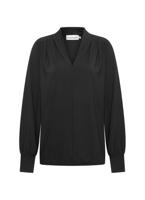 Helena Hart Top Jozzy Soft 7677 T-shirt Lange Mouw Zwart