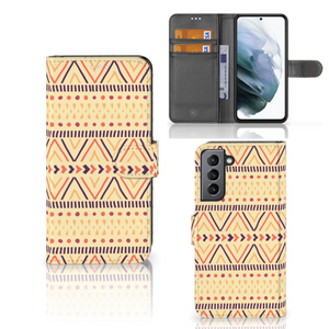 Samsung Galaxy S21 FE Telefoon Hoesje Aztec Yellow