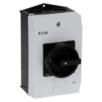 Eaton P1-40/I2/SVB-SW/N AAN/UIT-schakelaar Met NOT-AUS schakelaar, Vergrendelbaar 40 A 690 V 1 x 90 ° Grijs, Zwart 1 stuk(s)