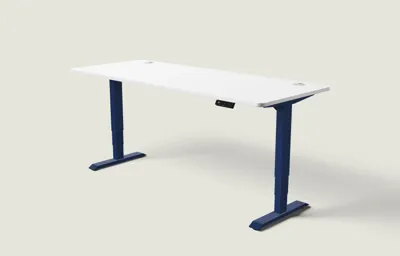 Desktronic HomePro bureau Diepblauw / Wit / 200x80 cm