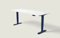 Desktronic HomePro bureau Diepblauw / Wit / 200x80 cm