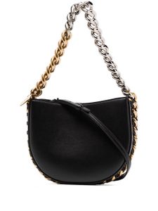 Stella McCartney sac porté épaule Frayme en cuir artificiel - Noir