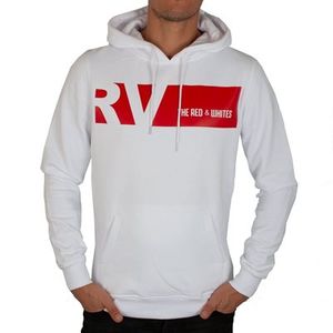 Rugby Vintage - Engeland Colour Banner Hoodie - White/Red