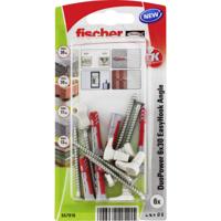 Fischer DuoPower 6x30 EasyHook Angle K (6) Plugassortiment 557916 1 set(s)