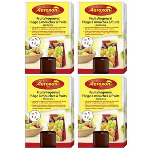 4x Aeroxon fruitvliegjesvallen 40 ml