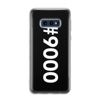 #9000: Samsung Galaxy S10e Transparant Hoesje