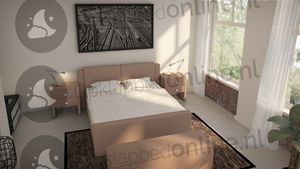 Standaard boxspringset 140 x 200 cm- stofkleur 5081