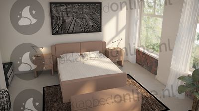 Elektrische boxspring 160 x 200 cm- stofkleur 5081