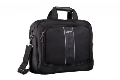 Addison 309014 notebooktas 35,8 cm (14.1") Aktetas Zwart