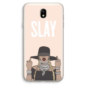 Slay All Day: Samsung Galaxy J7 (2017) Transparant Hoesje