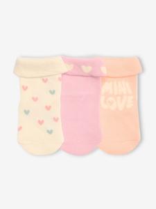 Set van 3 paar sokken Baby love ecru