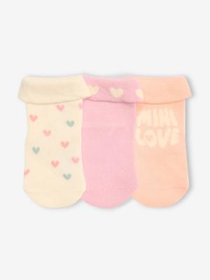 Set van 3 paar sokken Baby love ecru
