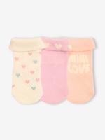 Set van 3 paar sokken Baby love ecru