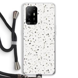 Terrazzo N°14: Oppo A94 5G Transparant Hoesje met koord