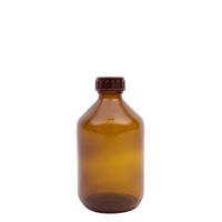 Blockland Medicijnfles bruin gedopt 300ml/28mm