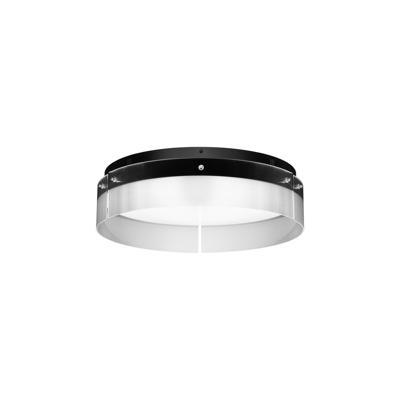 Lyora Design plafondlampPauline zwart met glas Ø 55cm - 9695264