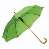 Rainmaster Paraplu - houten handvat - groen scherm - D103 cm - kinderen en volwassenen