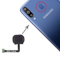Vingerafdruk sensor Flex kabel voor Galaxy M30 (zwart)