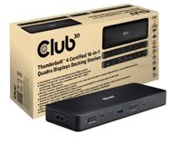 Club 3D Thunderbolt 4, 16-in-1 Quadra Displays Dockstation dockingstation - thumbnail