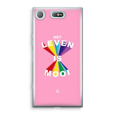 Het Leven Is Mooi: Sony Xperia XZ1 Compact Transparant Hoesje