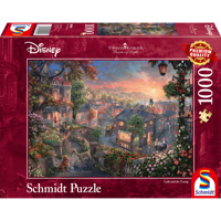 Disney Beauty and the Tramp Puzzel 1000 Stukjes