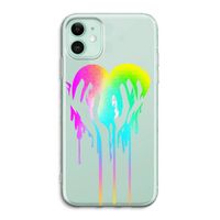 Hold My Heart: iPhone 11 Transparant Hoesje