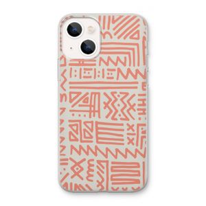 Marrakech Pink: iPhone 13 mini Transparant Hoesje
