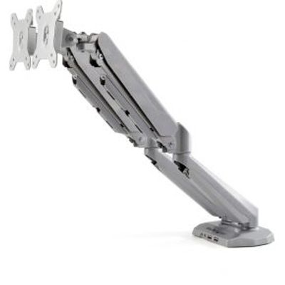 StarTech.com Monitor arm voor 2 schermen bureausteun met geintegreerde 2-poorts USB passthrough