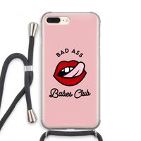 Badass Babes Club: iPhone 7 PLUS Transparant Hoesje met koord
