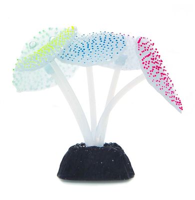 Nobleza Aquariuminrichting - Bladkoraal - Kunstmatig - Fluorescerend