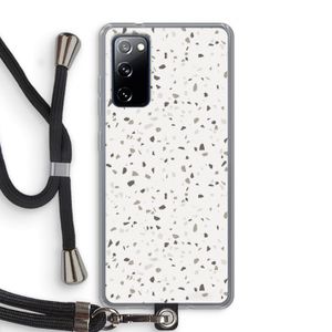 Terrazzo N°14: Samsung Galaxy S20 FE / S20 FE 5G Transparant Hoesje met koord